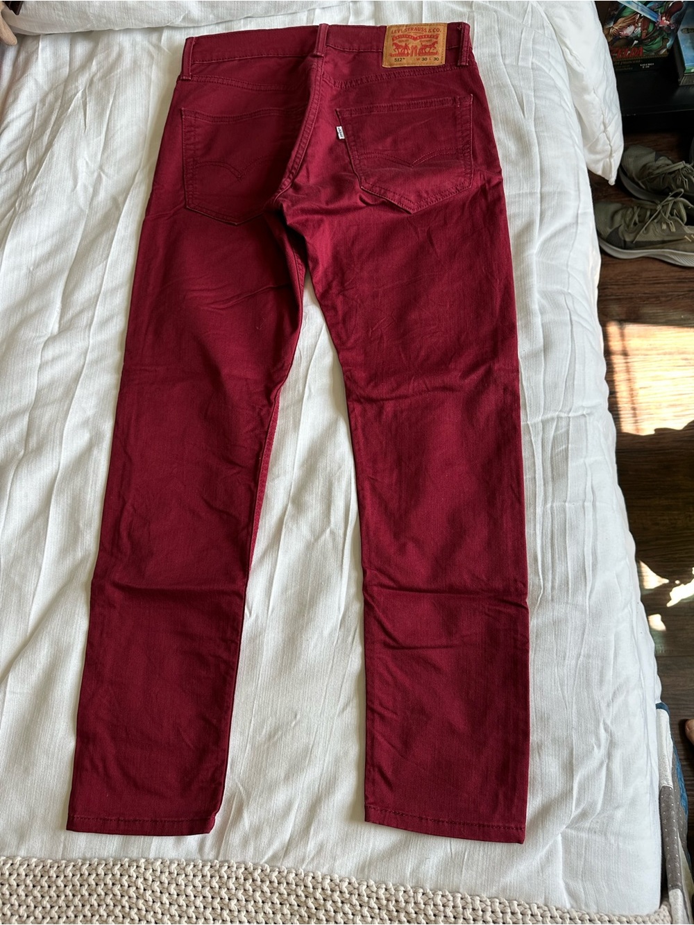 Levi's Magenta 512 Slim Taper Jeans
